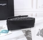 Saint Laurent Loulou Small Chain Bag In Matelassé Y Black Noir 23Cm 494699Dv7281000 - Image 9