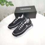 Chanel Women’S Suede Sneaker Black G39072 Y55826 K4284 - Image 3