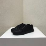 Gucci Women’S Leather Top Sneaker Black - Image 3
