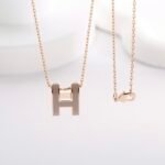 Hermes Mini Pop H Pendant Grey And Gold H147992Fo55 - Image 4