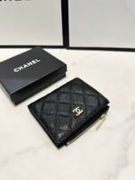 Chanel Folding Wallet Black 19Cm - Image 2