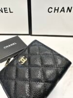 Chanel Folding Wallet Black 19Cm - Image 5