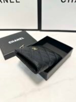 Chanel Folding Wallet Black 19Cm - Image 6