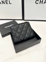 Chanel Folding Wallet Black 19Cm - Image 7