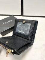 Chanel Folding Wallet Black 19Cm - Image 8