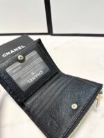 Chanel Folding Wallet Black 19Cm - Image 9