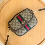 Gucci Ophidia Small Top Handle Bag Beige And Dark Brown 20Cm ‎836843 Fae0J 9867 - Image 4