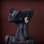 Chanel Earrings Metal Diamantes And Glass Pearls Gold Crystal White Ab7146 B06732 Nf453 - Image 2