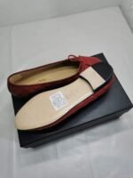 Chanel Ballerina Flat Shoes In Red - Image 3