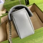 Gucci Gg Marmont Mini Shoulder Bag Grey 22Cm 446744 Um8An 1711 - Image 5