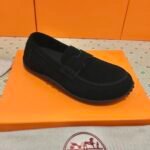 Hermes Lazy Loafer Black H252020Z 02395 - Image 5