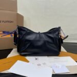 [Super Vip 1:1] Louis Vuitton Carryall Cargo Vibe PM Black 33Cm M24861 - Image 9