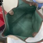 [Super Vip 1:1] Gucci Giglio Large Tote Bag Gg Canvas Beige And Dark Brown 60Cm 853971 Faffp 2547 - Image 8