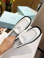 Prada Patent Leather Loafers White 1D902M 069 F0009 F 025 - Image 3