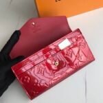 Louis Vuitton Sarah Wallet Monogram Red 19Cm - Image 8