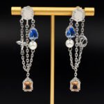 Louis Vuitton Heirloom Pendant Earrings Silver M02889 - Image 4