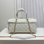[Super Vip 1:1] Chanel Large Bowling Bag White 31Cm As5579 B20894 10601 - Image 4