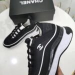 Chanel Women’S Suede Sneaker Black G39072 Y55826 K4284 - Image 2