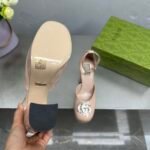 Gucci Women’S Platform Pump With Double G Beige - Image 6