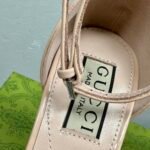 Gucci Women’S Platform Pump With Double G Beige - Image 3