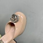 Gucci Women’S Platform Pump With Double G Beige - Image 4
