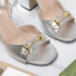 Gucci Women’S Horsebit Sandal Silver - Image 4