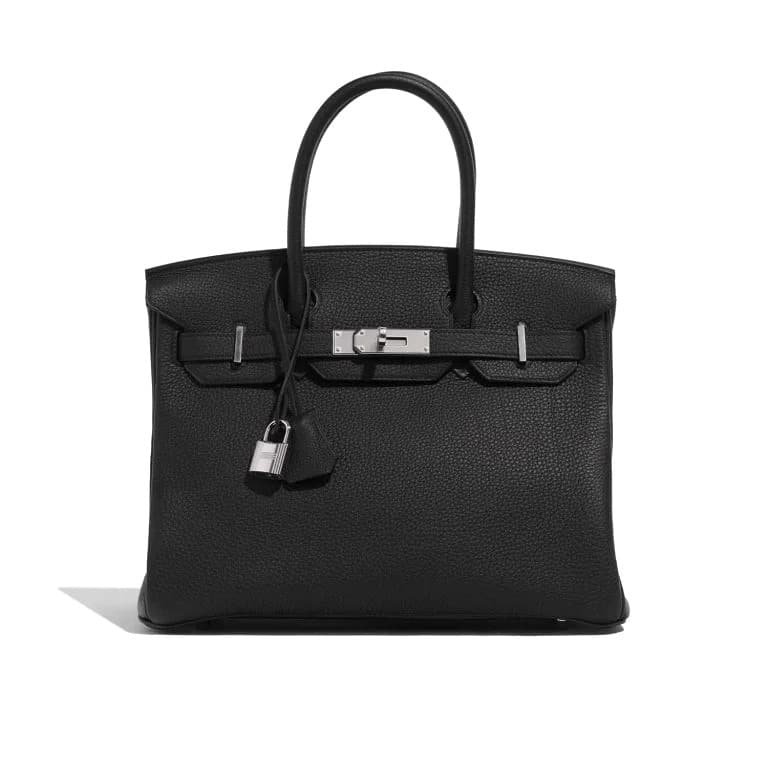hermess Hermès Birkin B25 Togo Black 25Cm Silver Hardware - Image 1