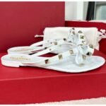 Valentino Garavani Flat Sandal Nappa White 5W2S0552Pvs 001 - Image 2