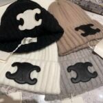 Celine Knit Beanie Black - Image 4