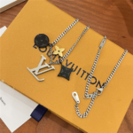 Louis Vuitton Lv Instinct Necklace Silver M00521 - Image 2