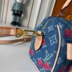 Louis Vuitton X Takashi Murakami Speedy Bandoulière 20 Monogram Denim Blue 20Cm - Image 5