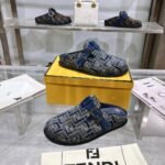 Fendi Feel Ff Mules Denim Blue 8r8448akzpf1pz7 - Image 10