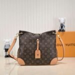 Louis Vuitton Odéon MM Monogram Canvas Shoulder Bag Brown 31 cm M45355 - Image 2