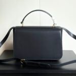 Gucci Siena Medium Top Handle Bag Black Leather 25Cm ‎855535 AAFKB 1000 - Image 5
