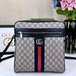 Gucci Ophidia Small Messenger Bag Beige And Blue Gg Supreme 23cm ‎547926 96iwn 4076 - Image 2