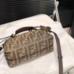 Fendi By The Way Soft Medium Brown Ff Jacquard Fabric Bag 27Cm 8Bl155Afpmf1Gl7 - Image 6