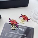 Chanel Pendant Earrings Gold And Multicolour Abf933 B21129 U2138 - Image 6