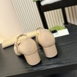 Gucci Women Mid Heel Slingback With Horsebit Beige 94855 C9D00 6705 - Image 4