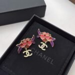 Chanel Pendant Earrings Gold And Multicolour Abf933 B21129 U2138 - Image 4