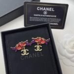 Chanel Pendant Earrings Gold And Multicolour Abf933 B21129 U2138 - Image 3