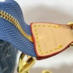 Louis Vuitton Pochette Accessoires Washed Denim Blue 22Cm - Image 4