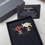 Chanel Pendant Earrings Gold And Multicolour Abf933 B21129 U2138 - Image 2