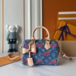 Louis Vuitton X Takashi Murakami Speedy Bandoulière 20 Monogram Denim Blue 20Cm - Image 2