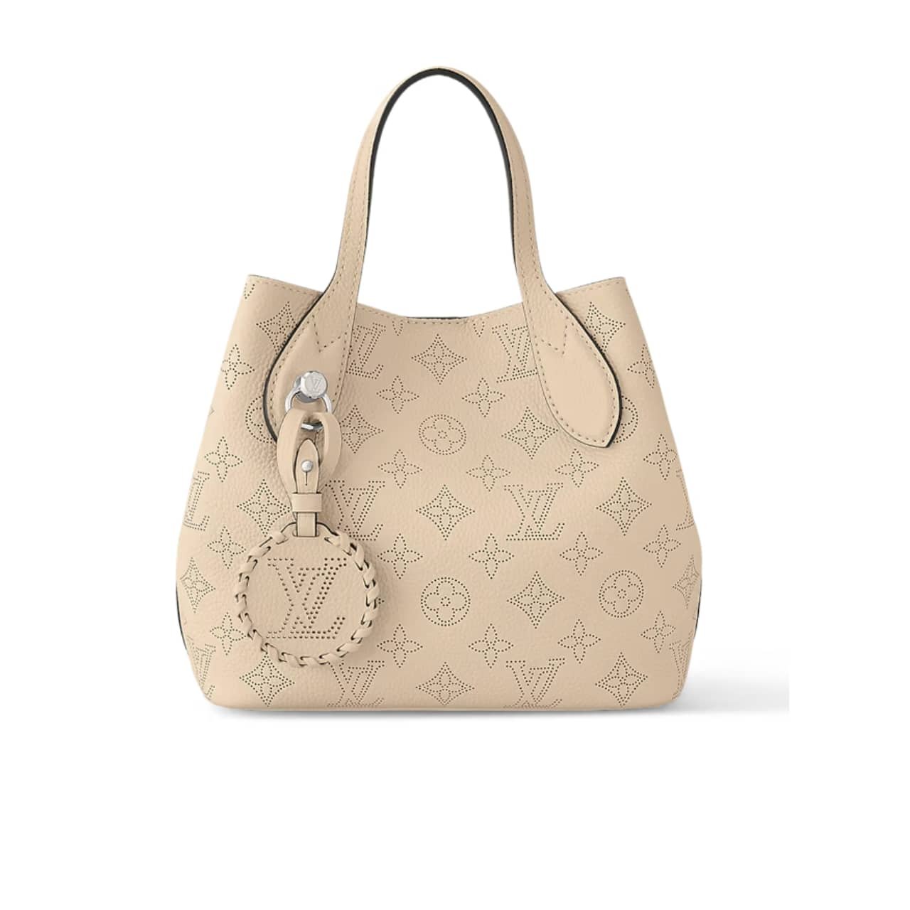 102 Louis Vuitton Blossom Mahina Leather Bag Beige 21Cm - Image 1