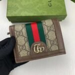 Gucci Ophidia Card Case Wallet Gg Supreme Brown 11Cm 523155 96Iwg 8745 - Image 5