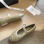 Chanel Mary Jane Ballet Flat Dark Green - Image 2