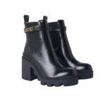 Gucci Women’S Ankle Boot With Logo Black 730064 Aabk6 1000