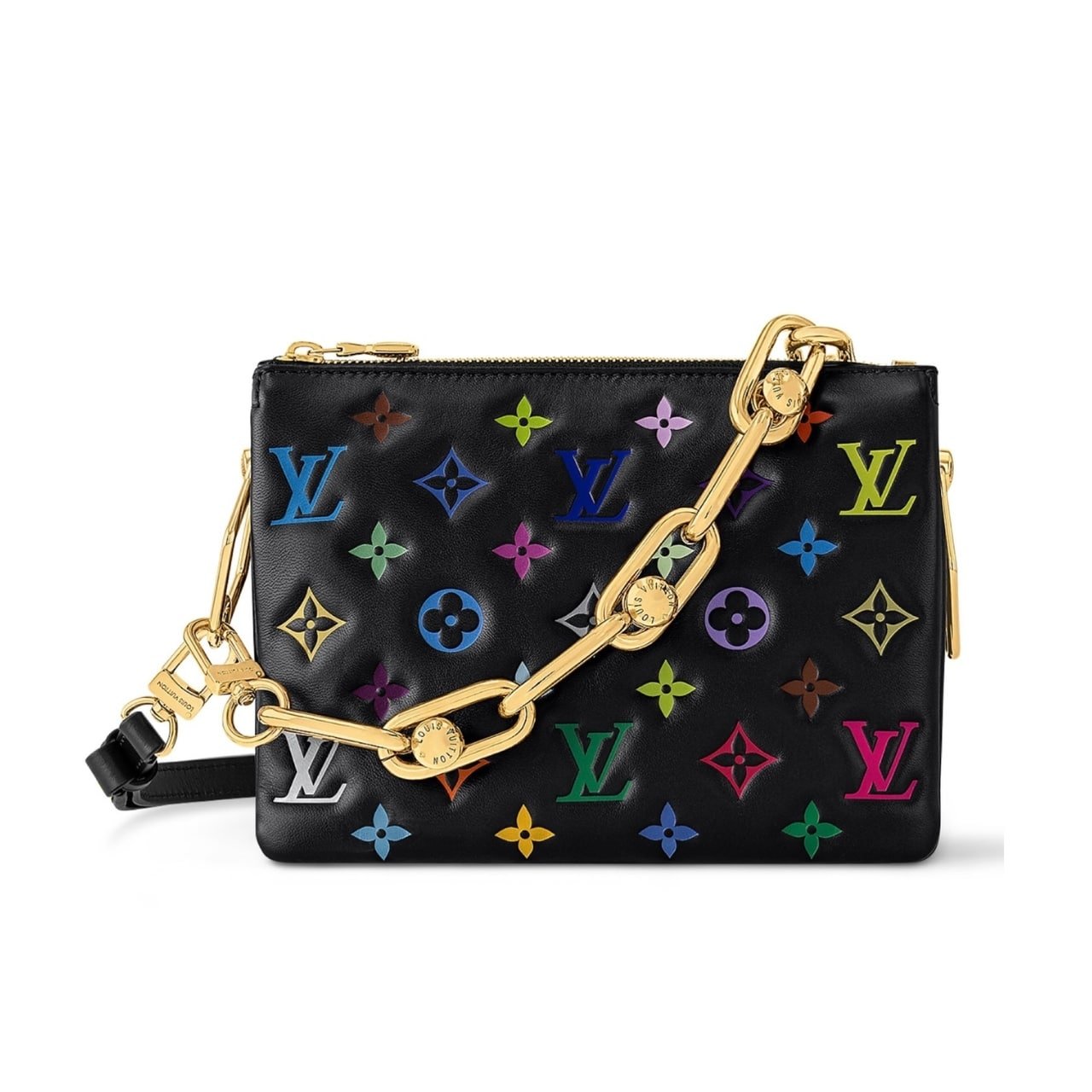 112-12 Louis Vuitton Monogram Multicolor Coussin PM 28cm M13232 - Image 1