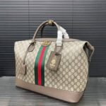 Gucci Savoy Medium Duffle Bag Beige And Dark Brown 43Cm 834469 FAEOI 9746 - Image 2