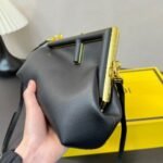 Fendi First Small Nappa Leather Bag Black 23Cm 8Bp129Abvef0Kur - Image 2